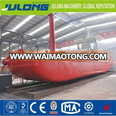 Small work boat for dredger